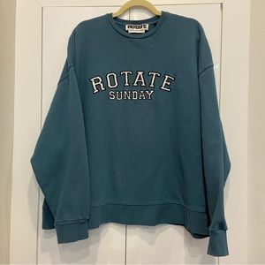 Rotate Sunday Sweatshirt in Teal